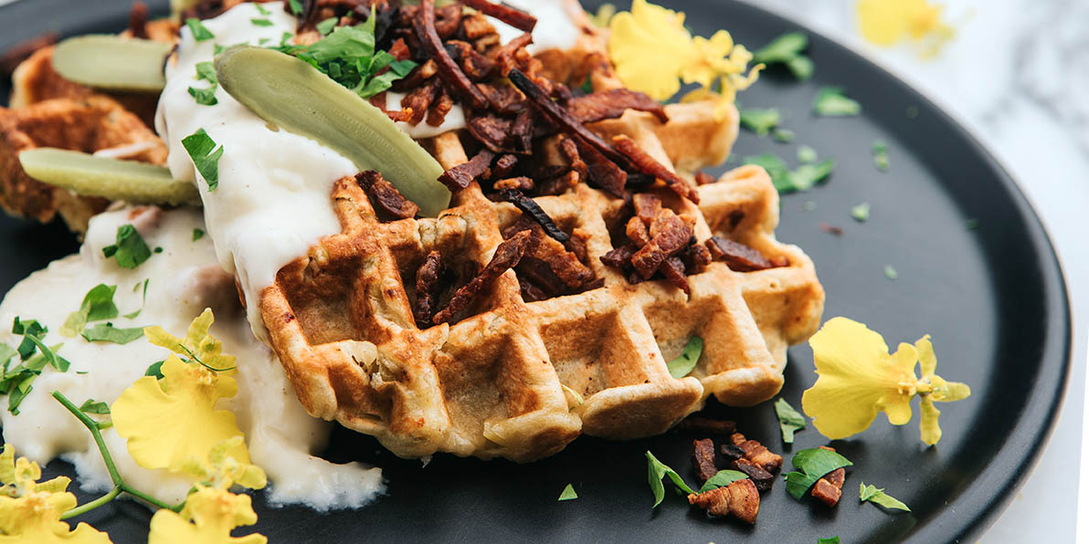 Herzhafte Kürbiswaffeln vom Niederrhein